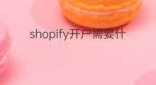 shopify开户需要什么信用卡 Shopify注册需要什么信用卡