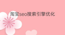 淘宝seo搜索引擎优化 seo搜索引擎优化seo搜索引擎