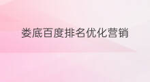 娄底百度排名优化营销 娄底百度优化排名