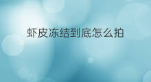 虾皮冻结到底怎么拍 虾皮账号冻结怎么解封
