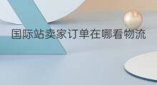 国际站卖家订单在哪看物流 抖音订单在哪看
