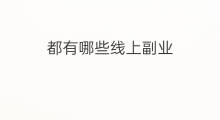都有哪些线上副业 ERP软件都有哪些副业