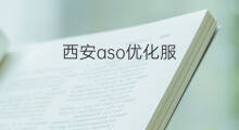 西安aso优化服 西安aso排名优化