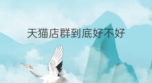 天猫店群到底好不好 天猫店群到底好不好找