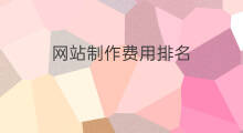 网站制作费用排名 网站自然排名费用