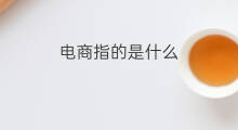 电商指的是什么 跨境电商指的是什么业务