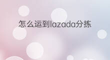 怎么运到lazada分拣中心 lazada分拣中心在哪