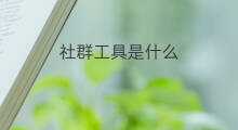 社群工具是什么 社群营销是什么工具类型