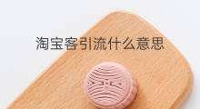 淘宝客引流什么意思 淘宝客什么意思