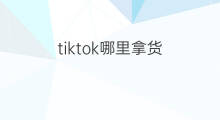 tiktok哪里拿货 lazada哪里拿货便宜