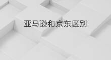 亚马逊和京东区别 淘宝京东区别