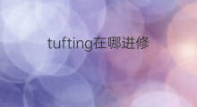 tufting在哪进修 tufting在哪