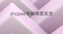 shopee专辑哪里发货 shopee发货步骤