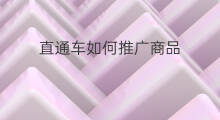直通车如何推广商品 直通车商品推广如何设置