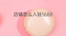 店铺怎么入驻1688 如何入驻1688店铺商家