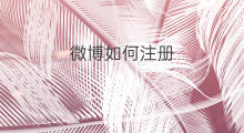 微博如何注册 新浪微博如何注册