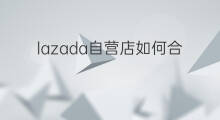 lazada自营店如何合作 lazada有自营吗