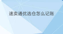 速卖通优选仓怎么记账 怎么开速卖通优选仓