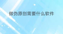 做伪原创需要什么软件 伪原创需要什么手段