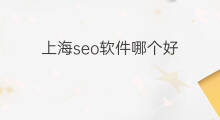 上海seo软件哪个好 上海seo培训哪家好