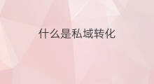 什么是私域转化 私域转化方法