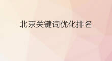 北京关键词优化排名 北京优化关键词排名代理