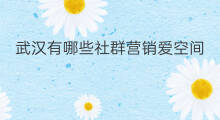武汉有哪些社群营销爱空间 社群营销空间有哪些