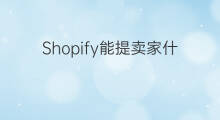 Shopify能提卖家什么服务 shopify上什么卖家多
