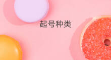 起号种类 变现种类