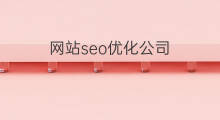 网站seo优化公司 优化网站seo公司