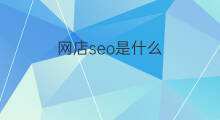 网店seo是什么 网店为什么要做seo