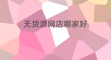 无货源网店哪家好 网店无货源哪家好些