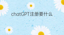 chatGPT注册要什么邮箱 chatgpt邮箱注册