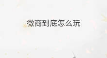 微商到底怎么玩 跨境电商到底怎么玩 微商到底怎么玩 跨境电商到底怎么玩