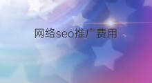 网络seo推广费用 seo网络推广费用