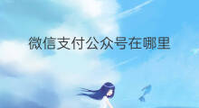 微信支付公众号在哪里 公众号怎么开通微信支付