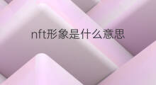 nft形象是什么意思 商业ip形象是什么意思