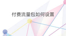 付费流量包如何设置 如何关闭快手付费流量包
