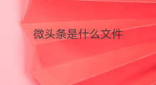 微头条是什么文件 微头条怎么上传大文件