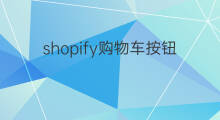 shopify购物车按钮如何固定在底部 shopify如何查看购物车