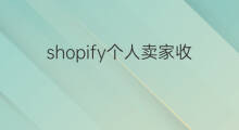 shopify个人卖家收款方法 shopify个人卖家如何收款
