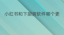小红书和下厨房软件哪个更好 小红书软件