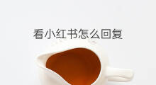 看小红书怎么回复 小红书点亮的小红书在哪看