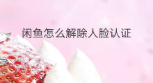 闲鱼怎么解除人脸认证 淘宝怎么解除鱼闲鱼