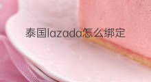 泰国lazada怎么绑定收款 lazada怎么注册泰国