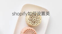 shopify如何设置英文 shopify都是英文吗