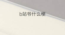 b站爷什么梗 危什么梗b站