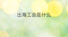 出海工会是什么 快手工会是什么意思