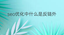 seo优化中什么是反链外链友链 外链友链反链是什么意思