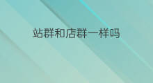 站群和店群一样吗 京东团队群和个人店群区别